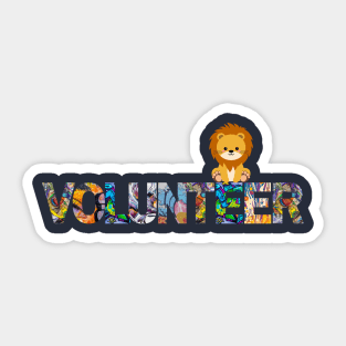 Volunteers of the World Sticker